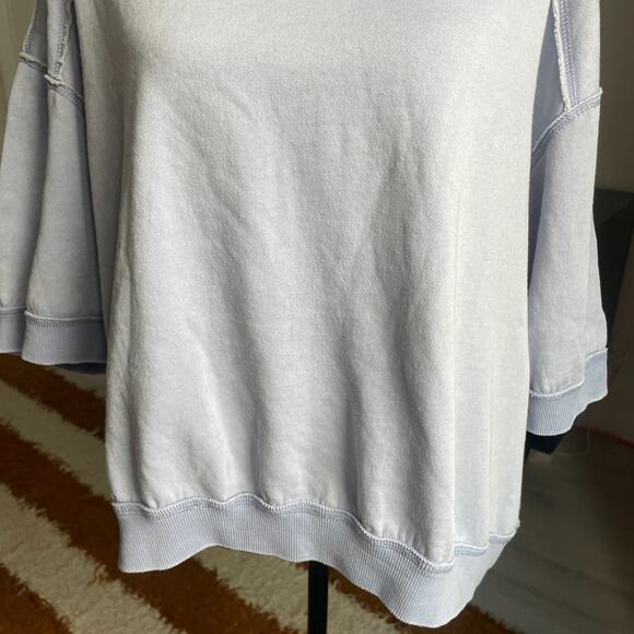 Free People We The Free Women's Small Everything Pullover Sweatshirt Oversized - Picture 3 of 11